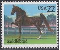 #2157 22c Horses - Saddlebred 1985 Mint NH