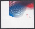 #4953 $1.00 Patriotic Waves P# Single 2015 Mint NH