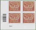 #3646 60c Coverlet Eagle PB/4 2002 Mint NH