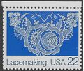 #2352 22c American Folk Art - Lacemaking 1987 Mint NH