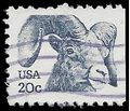 #1949 20c Rocky Mountain Bighorn Booklet Single Ty 1 1982 Used