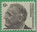 #1284 6c Prominent Americans Franklin D. Roosevelt 1966 Mint NH