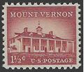 #1032 1 1/2c Mount Vernon 1956 Mint NH