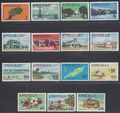 Anguilla 1967-1968 #17-31 Complete Set of 15 Mint LH