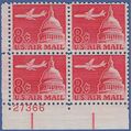 Scott C 64 8c US Air Mail Jet Airliner over Capital PB/4 1962 Mint NH