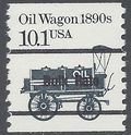 #2130a 10.1c Oil Wagon 1890s Coil Single Bureau Precancel 1985 Mint NH