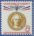 #1160 8c Champions of Liberty Jan Paderewski 1960 Mint NH