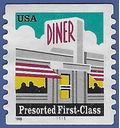 #3208a 25c Diner Presort PNC Single #11111 1998 Used