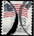 #2115 22c Flag over Capitol PNC Single #4 1985 Used