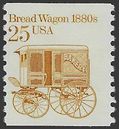 #2136 25c Bread Wagon 1880s  Coil Single 1986 Mint NH