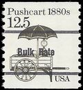 #2133a 12.5c Pushcart 1880s Bureau Precancel Coil Single 1985 Mint NH