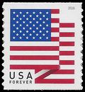 #5261 (50c Forever) US Flag Coil Single BCA 2018 Mint NH