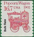 #2261 16.7c Bulk Rate Popcorn Wagon Coil Single 1988 Mint NH