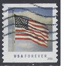 #5052 U.S. Flag  Coil Single (SSP) 2016 Used