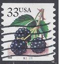 #3304 33c Blackberries PNC Coil Single #B2221 1999 Used