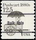 #2133a 12.5c Pushcart 1880s Bureau Precancel Coil Single 1985 Mint NH