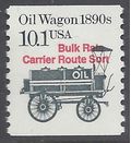 #2130a 10.1c Oil Wagon 1890s Coil Single 1988 Mint NH