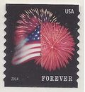#4854 (49c Forever) Star Spangled Banner Coil Single 2014 Mint NH