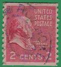 # 841 2c Presidential Series-John Adams Coil Single 1939 Used