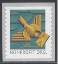 #4495 5c Nonprofit org. Art Deco Bird Coil Single 2011 Mint NH