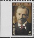 #4222 41c Black Heritage Charles W. Chesnutt 2008 Mint NH