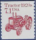 #2127 7.1c Transportation Issue Tractor 1920s 1987 Mint NH