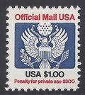 Scott O132 $1.00 Official Mail USA 1983 Mint NH