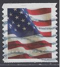 #5158 (49c Forever) US Flag Coil Single (BCA) 2017 Used