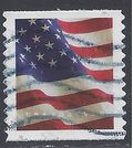 #5158 (49c Forever) US Flag Coil Single (BCA) 2017 Used