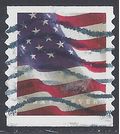 #5159 (49c Forever) US Flag Coil Single (APU) 2017 Used
