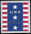 #4158 10c Patriotic Banner Presort Coil Single 2007 Mint NH