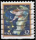 #3012 32c Midnight Angel Booklet Single 1995 Used