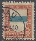 Switzerland #B 21 1922 Used