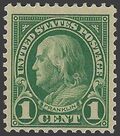 # 552 1c George Washington 1923 Mint VVVLH