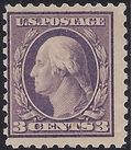 # 426 3c George Washington 1914 Mint H