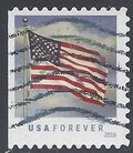 #5054 (49c Forever) U.S. Flag Booklet Single(SSP) 2016 Used