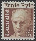 #1398 16c Journalist Ernie Pyle 1971 Mint NH