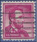 #1036 4c Liberty Issue Abraham Lincoln DP 1958 Used