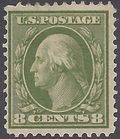 # 337 8c George Washington 1908 Mint H