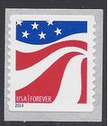 #4896 (49c-Forever) Red,White & Blue Coil Single 2014 Mint NH