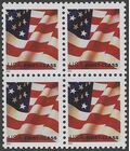 #3620 (37c) U.S. Flag Block/4 2002 Mint NH