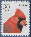 #2480 30c Flora and Fauna, Cardinal 1991 Mint NH