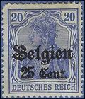 Belgium German Occupation #N17 1916 Mint HHR