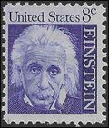 #1285 8c Prominent Americans Albert Einstein 1966 Mint NH