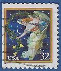 #3012 32c Midnight Angel Booklet Single 1995 Used