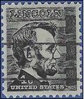 #1282a 4c Abraham Lincoln 1973 Used Tagged Precancel Ely NV