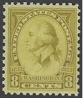 # 713 8c George Washington 1932 Mint LH
