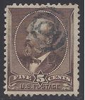 # 205 5c American Bank Note Co. James A. Garfield 1882 Used