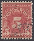 Scott J 83 5c Postage Due 1931 Used