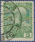 Austria # 113 1913 Used Crease